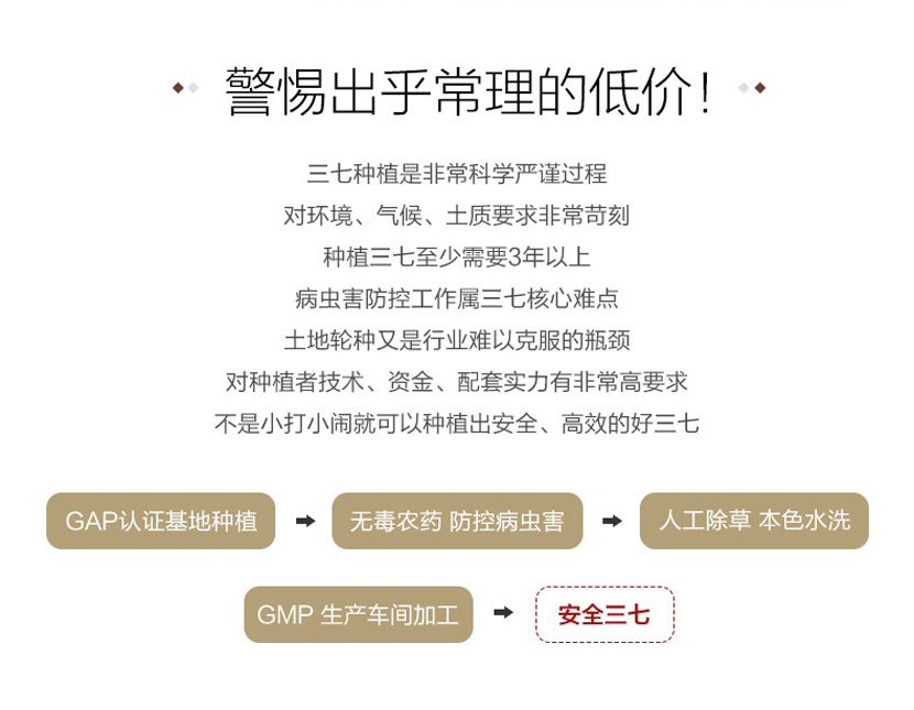 七公精选高级云南文山三七（性价比高）